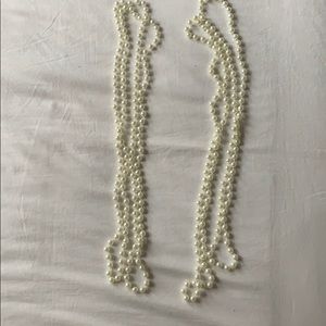 Costume pearl necklaces